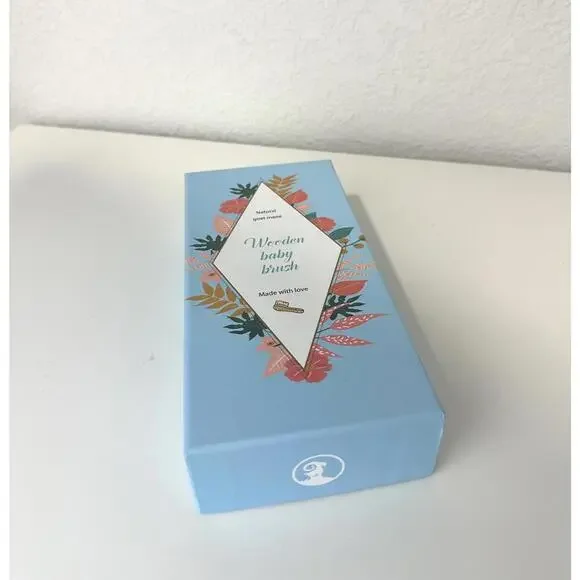 Tokcom Baby/Toddler Hairbrush Set with soft Goat bristles - Picture 3 of 8